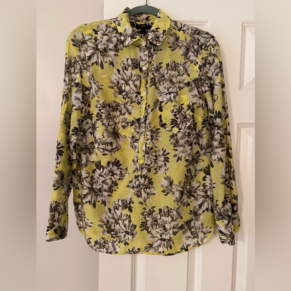 J Crew printed shirt